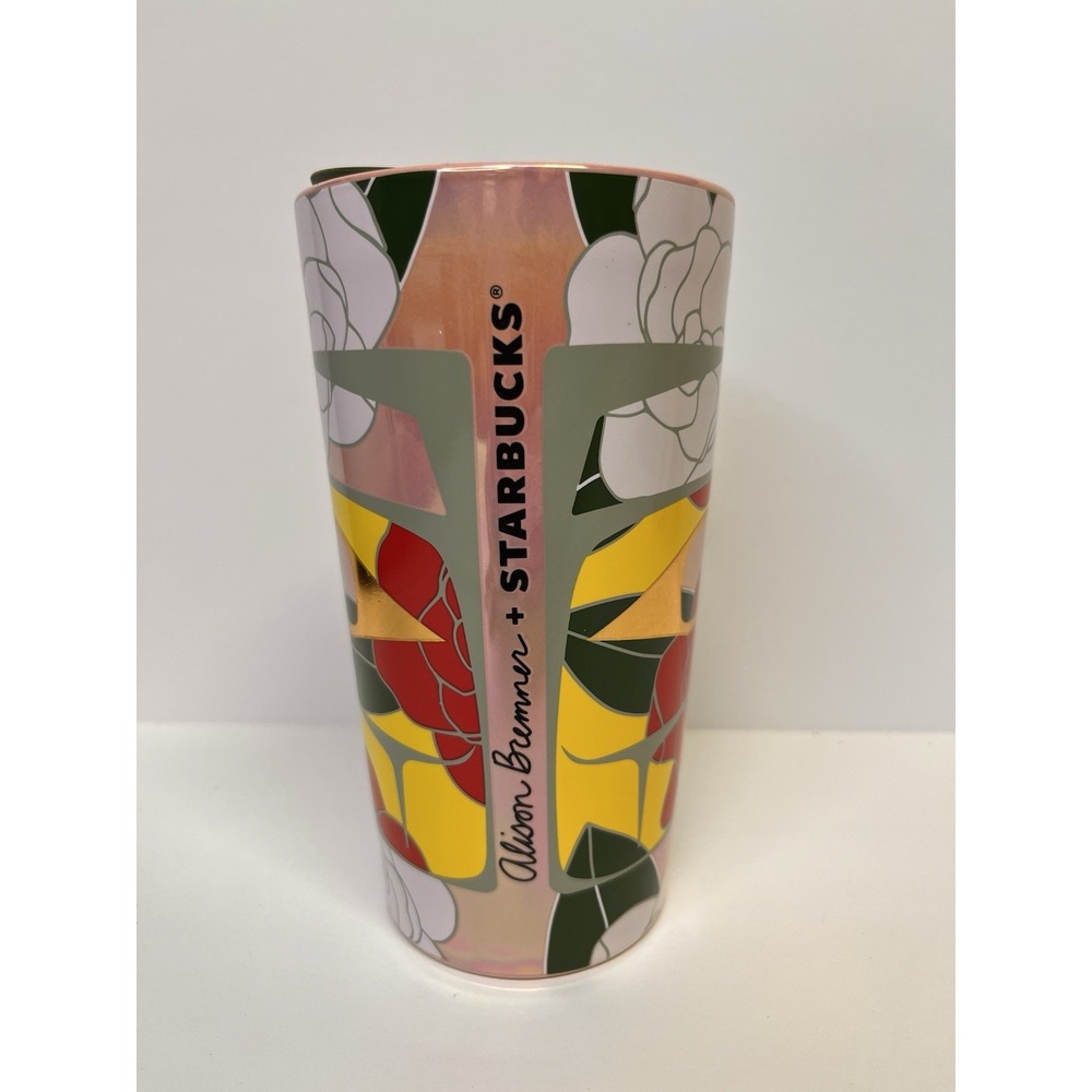 Starbucks +Alison Bremner CERAMIC Tumbler 12oz NEW